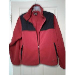 Womens Coat LL BEAN Outdoor Size Large Regular Red Excellent condition.